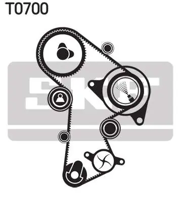 Popularny produkt | ROZRZĄD KPL. + POMPA WODY VKPC81626 AUDI, SEAT, VW A3 (8P1), A3 CONVERTIBLE, A3 SPORTBACK (8PA),