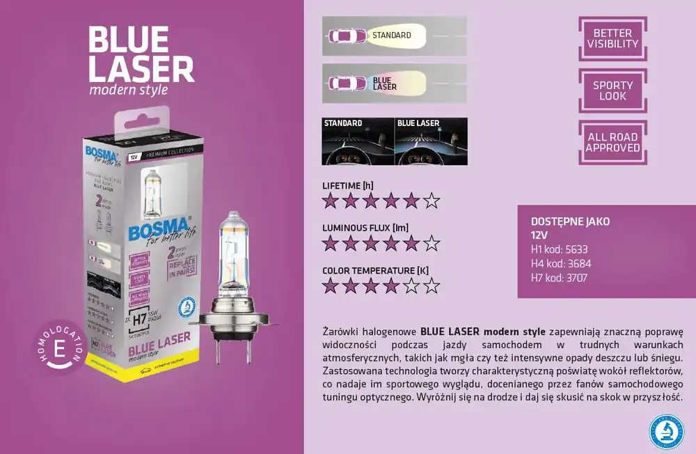 ŻAR.HAL.H1 12V LASER STYLE | Oferta specjalna