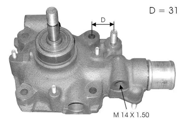 Top produkt - POMPA WODY RVI B80/110/120 -01.99, IVECO DAILY 01.89-