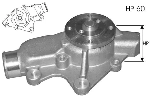 Bezpieczne zakupy - POMPA WODY JEEP - CHEROKEE (XJ) - 4.0 I 98-01, GRAND CHEROKEE I (ZJ) -