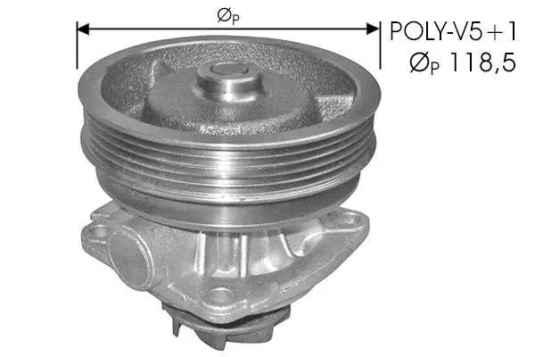 Nowość w sprzedaży - POMPA WODY LANCIA DELTA II (836) 1.4 I.E. 10.94-08.99