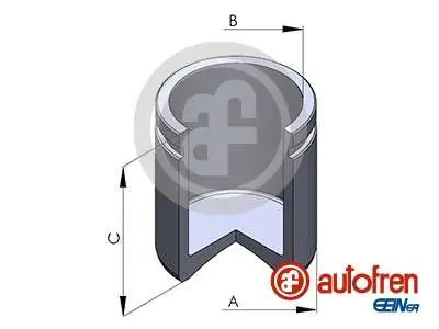 TŁOCZEK ZACISKU HAM.FIAT DUCATO 94- PRZÓD /45X53.2/ | Kup online