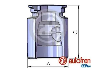 TŁOCZEK ZACISKU HAM.OPEL ASTRA 98- /35.98X46.95/ TYŁ | Bezpieczna płatność