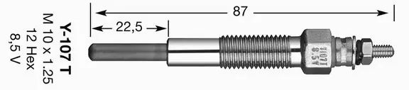 1253 NGK ŚWIECA ŻAROWA Y-107T | Oferta