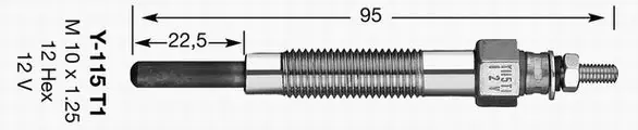 Nowość już dostępna - 2189 NGK ŚWIECA ŻAROWA Y-115T1