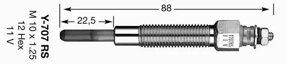 4937 NGK ŚWIECA ŻAROWA Y-707RS - Nowość w asortymencie